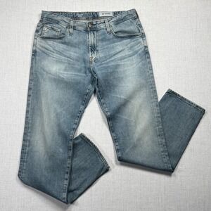 AG Graduate AG-ED Jeans Straight Leg Stretch Medium Wash Classic Fit Size 32x33